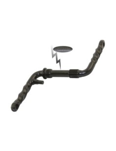 Lowrider Twisted One/Piece Crank 4 1/2" (115mm) Black.